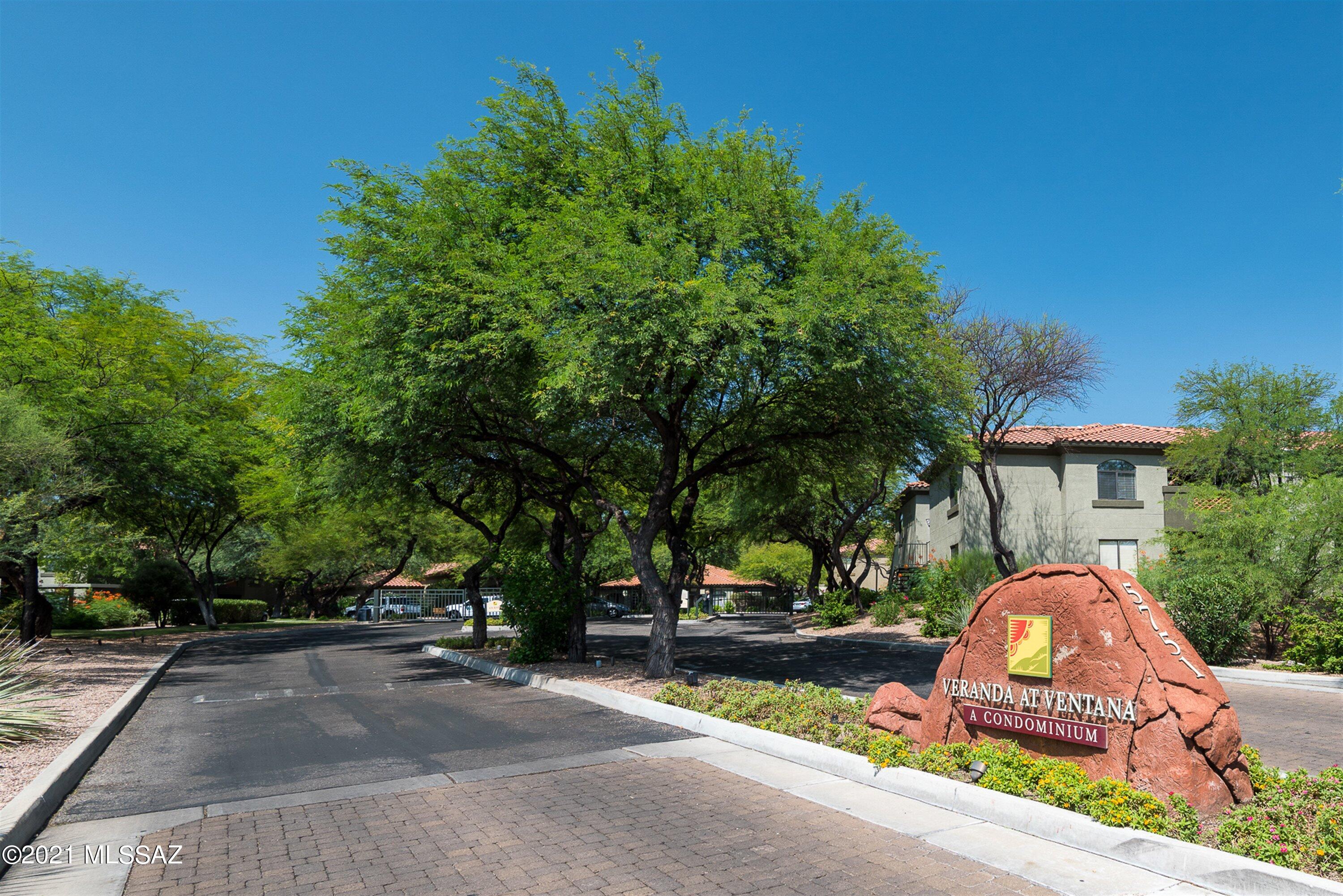 Views Views Views!  Enjoy the views from this fully furnished 2BD/2BA Catalina Foothills  condo located in the popular Veranda at Ventana Condominiums.  Can be rented long term or short term.  Short term seasonal rates apply. Spacious living area with views of the Catalina Mountains from almost every room. Split bedrooms with large walk-in closets. Laundry room with washer/dryer. Gated community. Conveniently located near shopping, hiking, restaurants and much more. Resort-like amenities include 2 heated pools, spas, fitness center and sports court.  CALL FOR SEASONAL RATES & AVAILABILITY.
