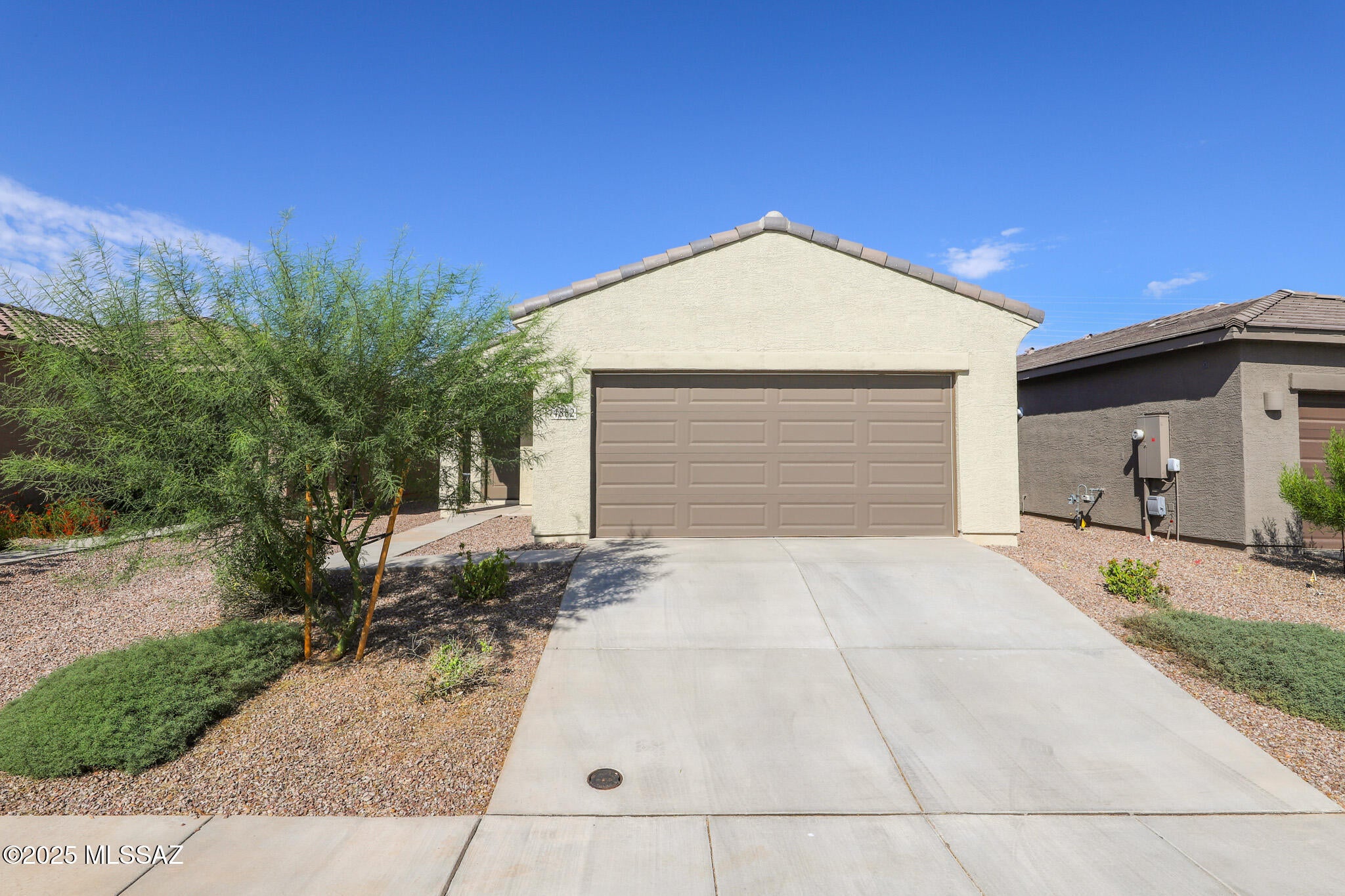 Check out this newly built 4 bed, 2 bath home near the I-10! Enjoy a stylish kitchen with ample cabinets, a closet pantry, and island with breakfast bar, plus a dedicated dining area. The spacious primary suite features a massive walk-in closet and dual vanity. The finished backyard is perfect for relaxing or entertaining. Includes a 2-car garage and access to a community park. Modern living in a convenient location!