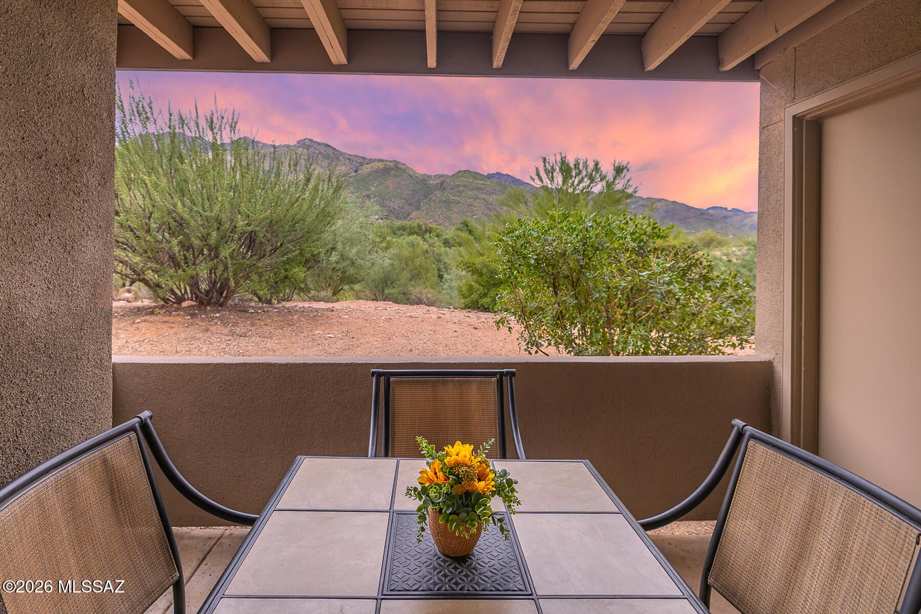 Beautiful mountain views & an exceptional Ventana Canyon location! This inviting 2-bedroom, 2-bath condo in Greens at Ventana Canyon offers the perfect blend of comfort & Catalina Foothills living. Enjoy the natural beauty of the surrounding Sonoran Desert from this desirable community. The thoughtfully designed floor plan features comfortable living spaces, two well-appointed bedrooms and two full baths, making it ideal as a full-time residence, winter retreat or lock-and-leave getaway. The Greens at Ventana Canyon offers resort-style amenities in a spectacular setting near Ventana Canyon Golf & Racquet Club, hiking at Sabino Canyon, dining, shopping & all the Catalina Foothills has to offer. Enjoy beautiful desert surroundings, mountain views and the relaxed Tucson lifestyle. Call today!
