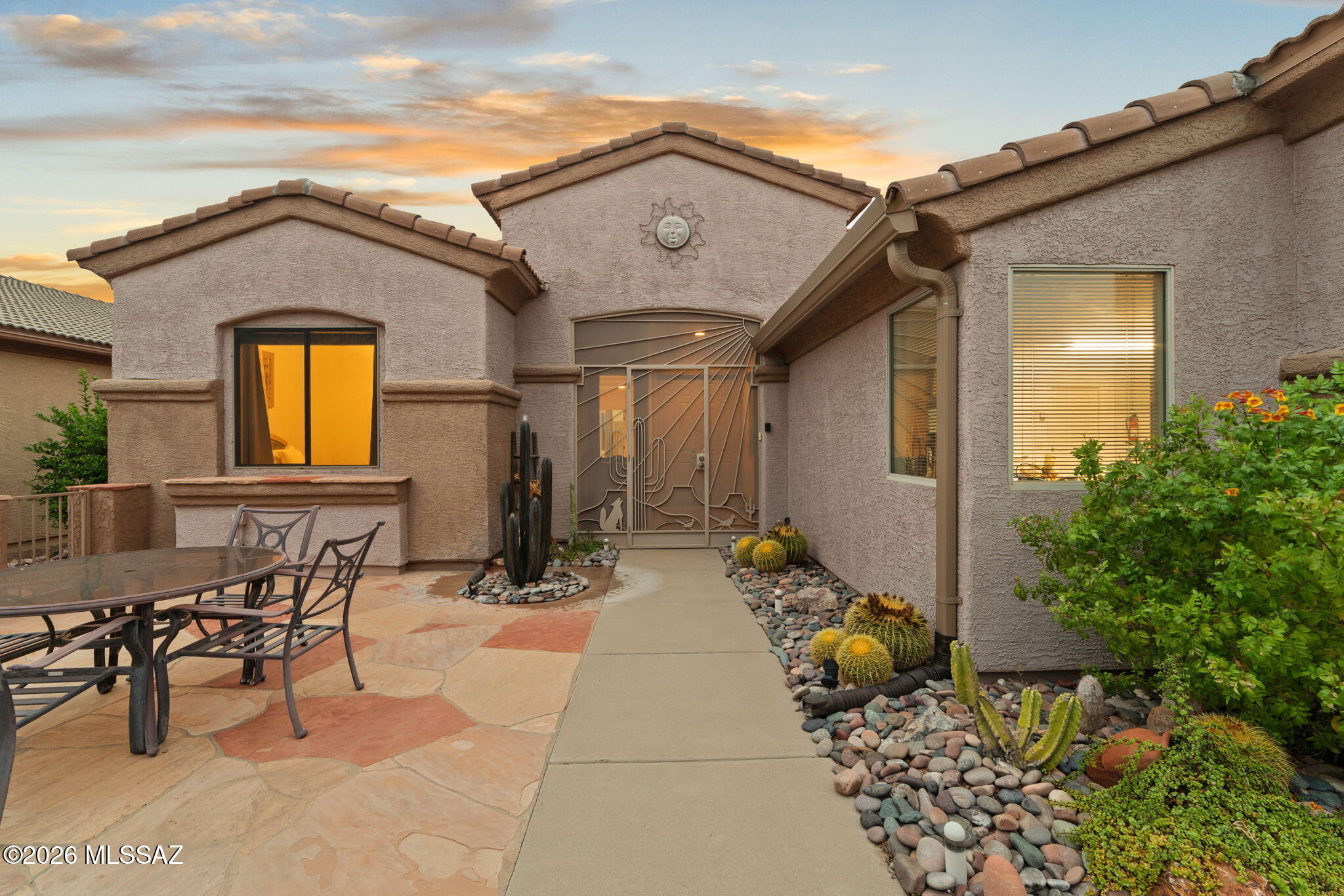 Welcome to a home designed for comfortable, easy living! Enjoy expansive views from both the front and back, with a light filled open great room featuring a wall of windows that brings the outdoors in. The upgraded kitchen offers granite countertops, stainless steel appliances, while the screened porches and patios offer ample space for everyday living and entertaining. 
Featuring 2 bedrooms, 2 bathrooms, plus a versatile den perfect for a home office, hobby room, or additional living space. A generously sized laundry room and expanded garage provide extra functionality and storage. Bright, spacious, and thoughtfully designed, this home truly has it all!