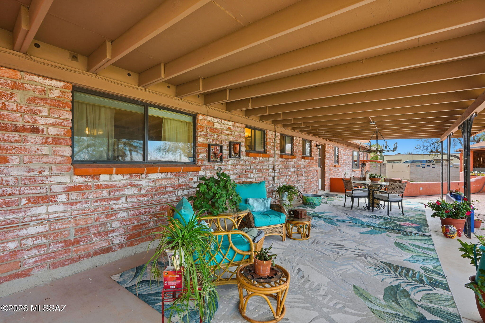Welcome to your serene desert retreat in Bel-Air Ranch Estates! This charming property sits on a 1.2-acre lot and offers the perfect blend of comfort and southwestern character. Inside you'll find three bedrooms and two and a half bathrooms, featuring Saltillo tile and warm natural finishes. The kitchen boasts concrete countertops, offering durability and rustic charm. A separate office/workshop with it's own mini-split system provides ideal space for remote work or creative projects. The backyard is built for relaxation and entertaining with an in-ground spa, built in BBQ, and plenty of space to enjoy Arizona sunsets. For horse lovers, this property is horse-friendly with a fenced in turnout area and ample space for an RV or horse trailer.