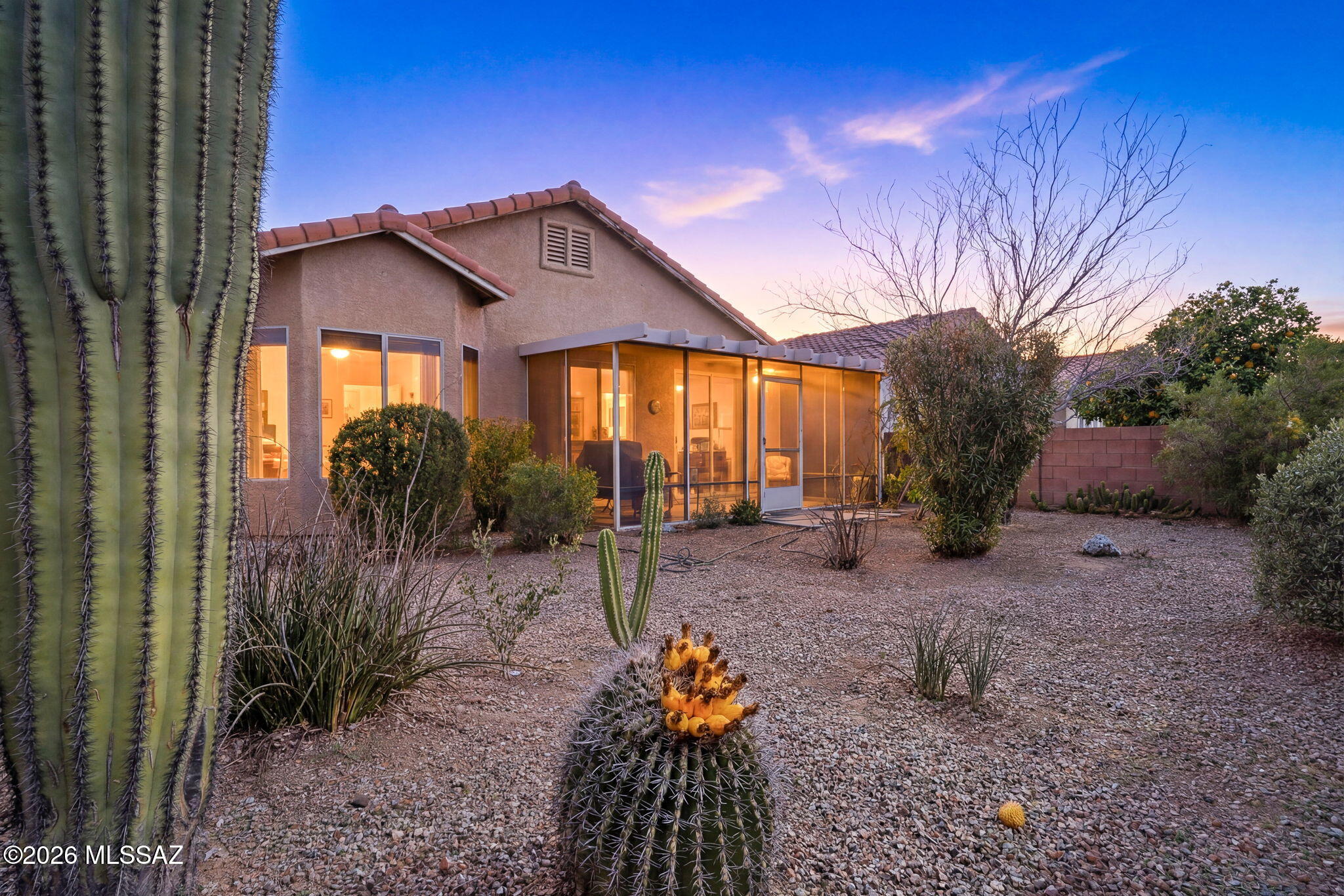 MOTIVATED SELLER in the sought after Community of Sunflower! This well taken care of Sunrise model offers 2 bedrooms and 2 baths with a heated and cooled BONUS room off the garage. Do not miss the special touches of the screened in covered back patio and a well sized backyard with desert plants and a hint of mountain views!

This home has new carpet in the primary bedroom, reverse osmosis, and fresh landscaping.

Residents enjoy access to the Sunflower clubhouse, featuring a pool and spa, fitness and billiard rooms, tennis courts and several community clubs and activities. 

Call today to schedule a private showing!