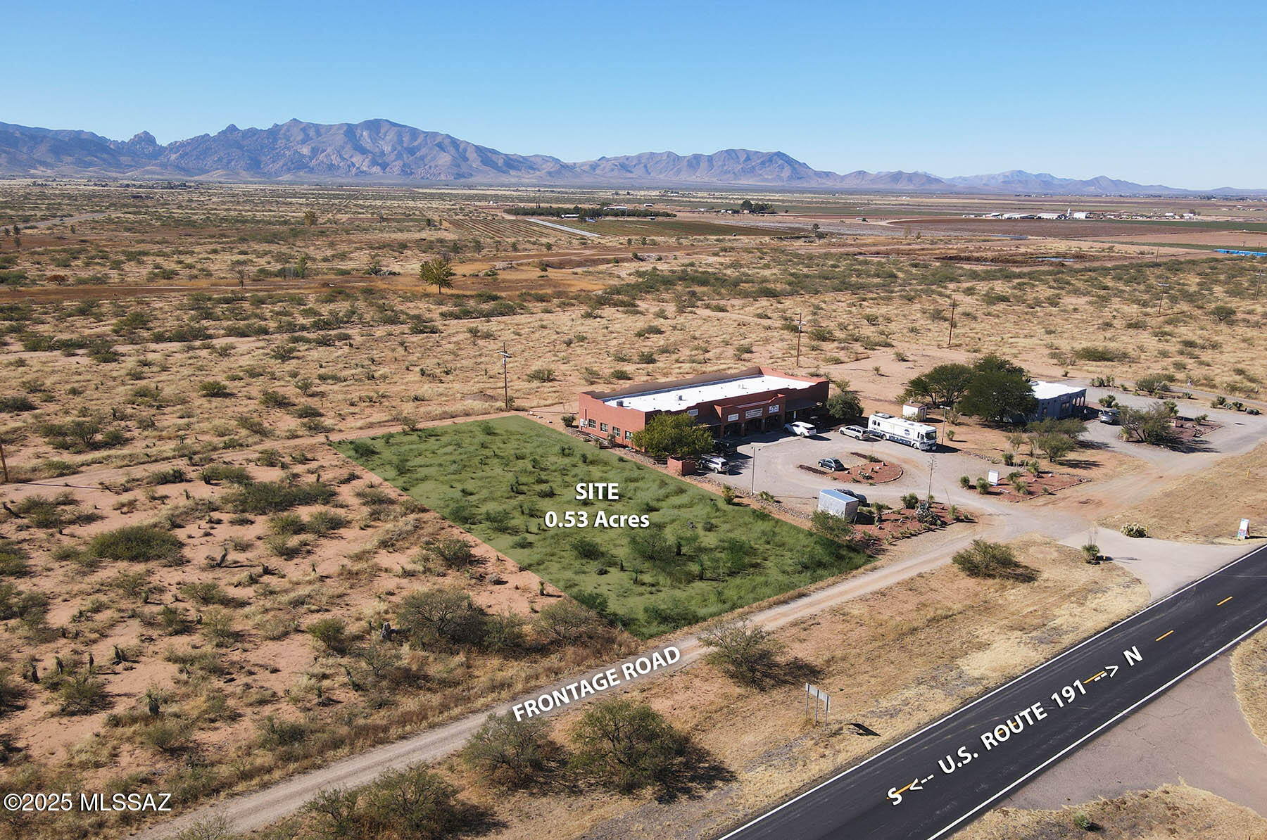 A unique opportunity to actualize on commercially-zoned land at the north end of town in Sunsites. Ready to build on with electric, water, natural gas AND fiber optic internet to the lot. Property neighbors two other newer buildings. As there is no sewer hookup, a septic system will need to be installed here. Excellent visibility and drive-by traffic for commercial use. At over 1/2 acre, there is plenty of room to build on for your retail, office or other commercial application. Develop now or hold for future investment. Zoned GB Cochise County. Don't let this prime commercial piece slip away!
