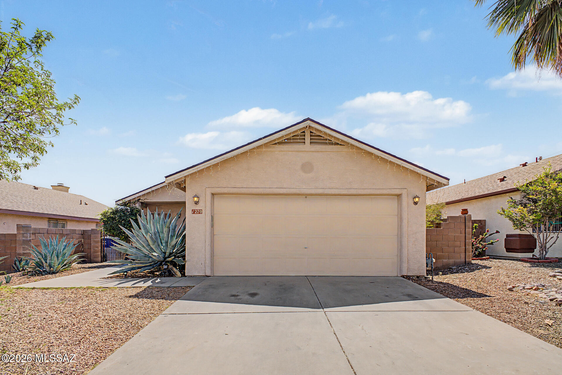 Welcome to the peaceful Rancho De Colinas, where this charming single-level home awaits you! Providing 3 beds, 2 baths, a 2-car garage, and a low-care landscape. The inviting interior features abundant natural light, a neutral palette, and wood-look tile flooring in all the right places. The formal living room is ideal for receiving guests! The fully equipped eat-in kitchen boasts an SS electric range, two-tone cabinetry, a pantry, and sliding doors to the back. Enter the primary bedroom to find a walk-in closet and a private bathroom for added comfort. The perfectly sized backyard, with a covered patio, is the ideal spot to relax or enjoy BBQ. No direct neighbors behind, adding extra privacy! Minutes away from schools, shopping, dining options, and the I-10. Don't miss this opportunity!