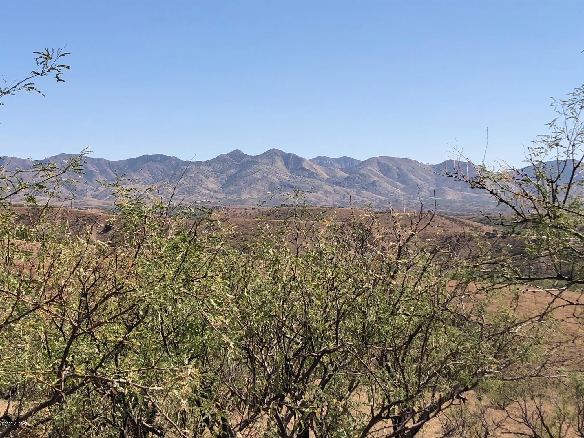 PRICED TO SELL QUICKLY!  Gorgeous views of the Patagonia Mtns. Tucked into the hillside to protect you from the wind.  Building site already leveled with private well.  Just minutes away from Patagonia State Park and shopping and services in Nogales & Patagonia.  Mild deed restrictions to protect your property value.  HOA dues of $300 annually to keep private roads in good shape. Although the property is marketed in Patagonia, it is an unincorporated area of Santa Cruz County and most legal documents show a Nogales address.